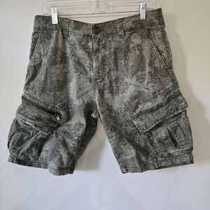 American Rag‎ Men's Size 31 Gray Flat Front Casual Cargo Shorts